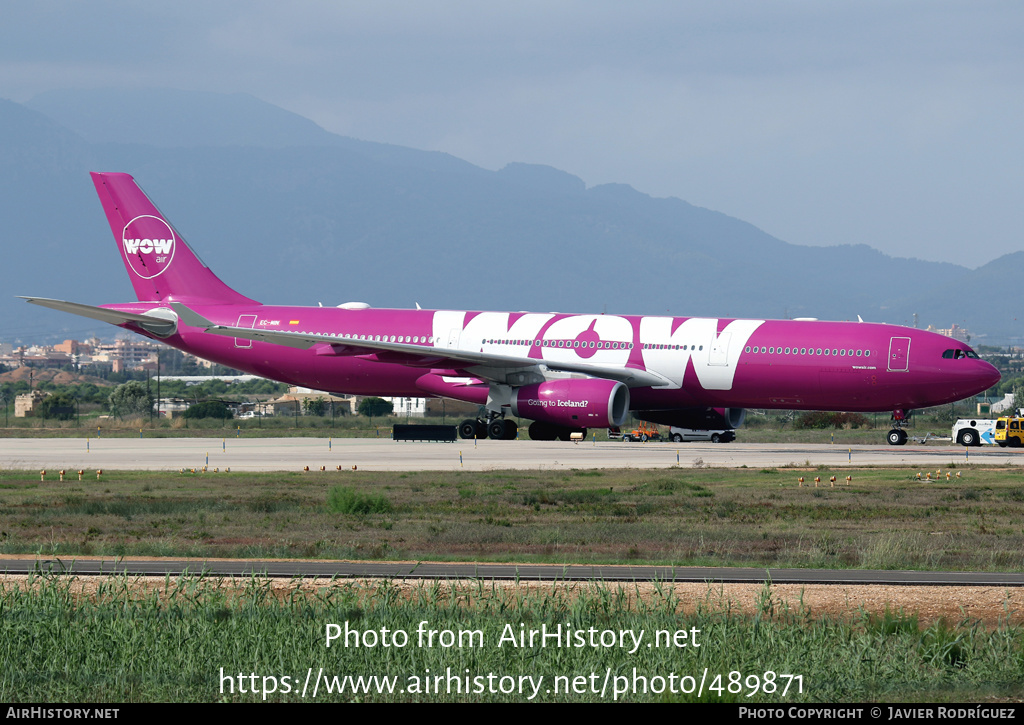 Aircraft Photo of EC-MIN | Airbus A330-343 | WOW Air | AirHistory.net #489871