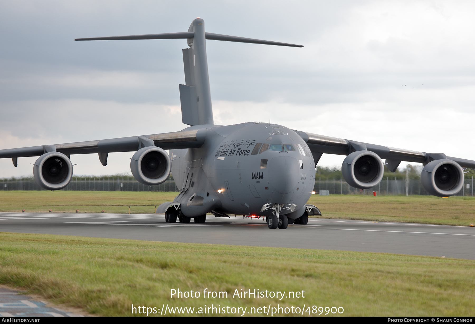 Aircraft Photo of A7-MAM / MAM | Boeing C-17A Globemaster III | Qatar - Air Force | AirHistory.net #489900