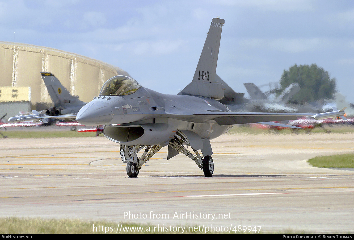 Aircraft Photo of J-643 | General Dynamics F-16AM Fighting Falcon | Netherlands - Air Force | AirHistory.net #489947