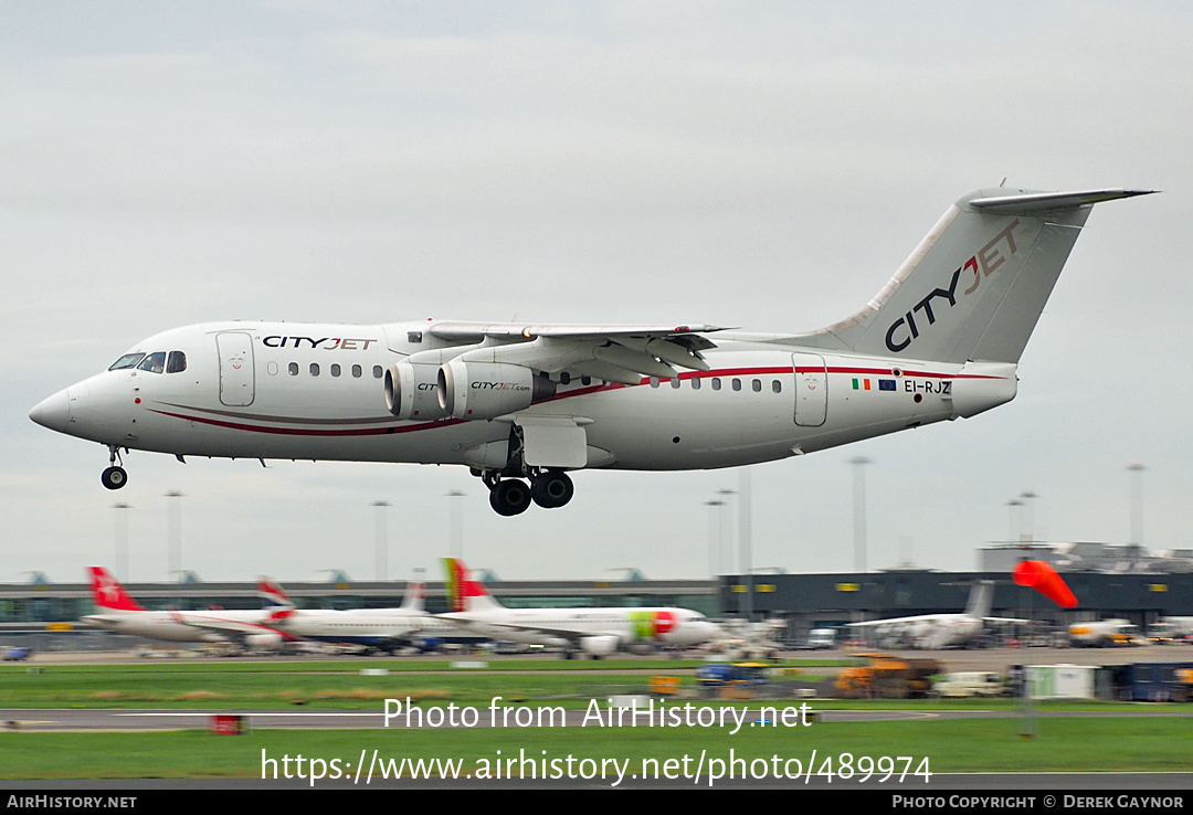 Aircraft Photo of EI-RJZ | British Aerospace Avro 146-RJ85 | CityJet | AirHistory.net #489974