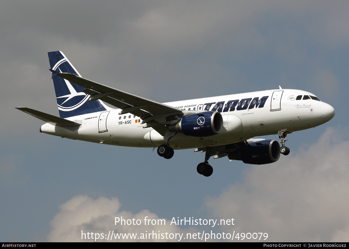 Aircraft Photo of YR-ASC | Airbus A318-111 | TAROM - Transporturile Aeriene Române | AirHistory.net #490079