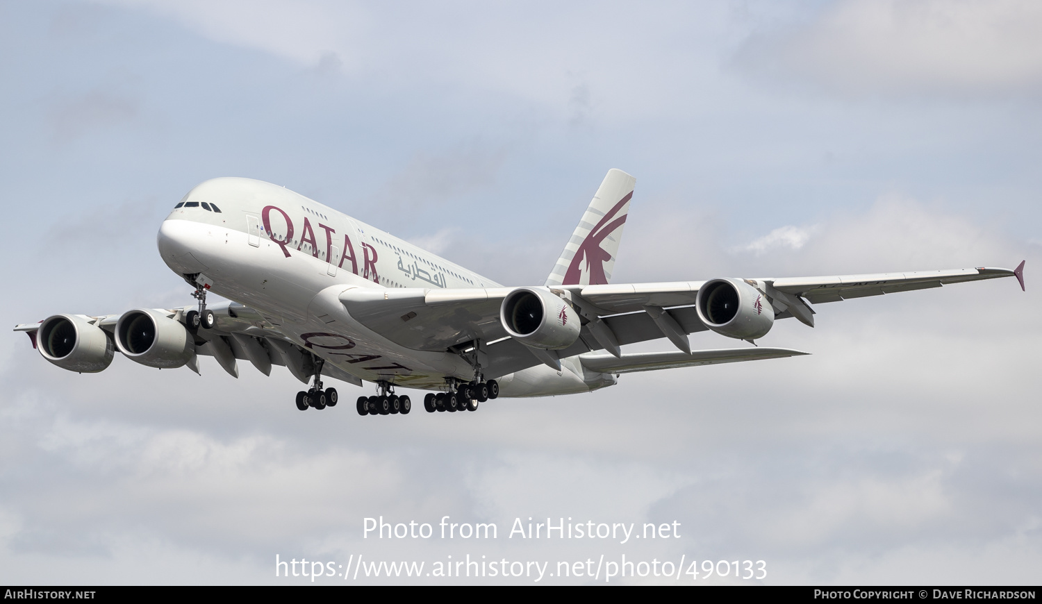 Aircraft Photo of A7-APH | Airbus A380-861 | Qatar Airways | AirHistory.net #490133