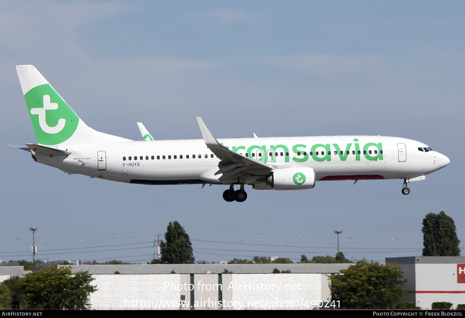 Aircraft Photo of F-HUYG | Boeing 737-8JP | Transavia | AirHistory.net #490241