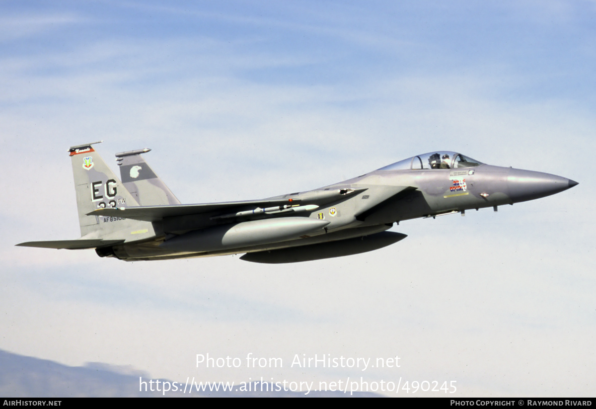 Aircraft Photo of 85-0102 / AF85-102 | McDonnell Douglas F-15C Eagle | USA - Air Force | AirHistory.net #490245