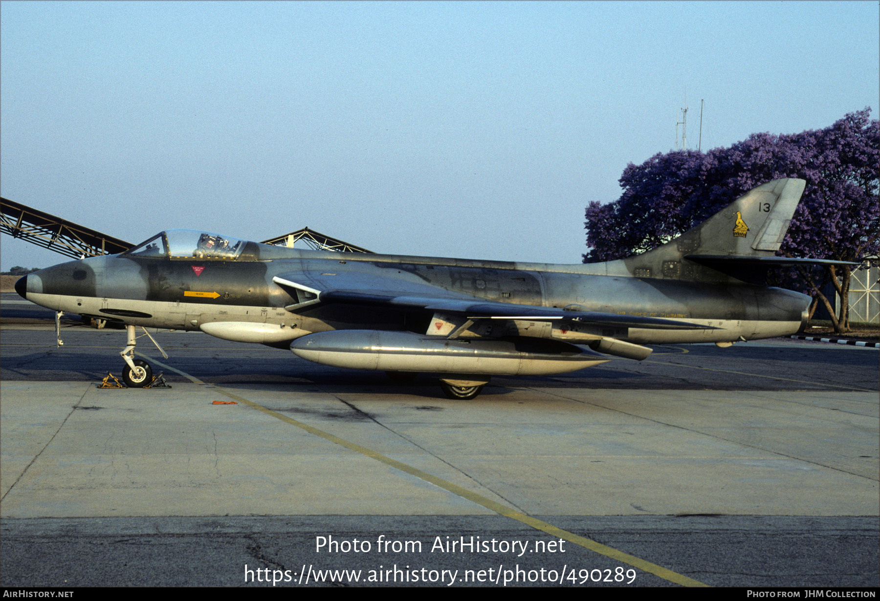 Aircraft Photo of 1813 | Hawker Hunter FGA9 | Zimbabwe - Air Force | AirHistory.net #490289