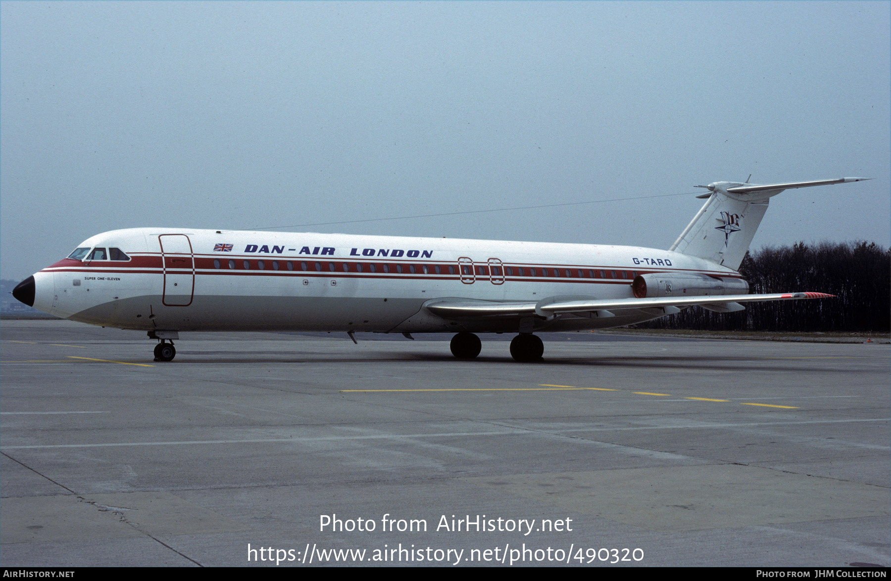 Aircraft Photo of G-TARO | British Aerospace BAC-111-525FT One-Eleven | Dan-Air London | AirHistory.net #490320