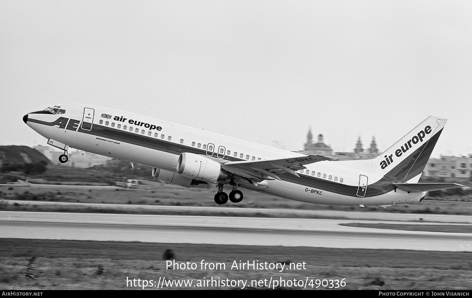 Aircraft Photo of G-BPKC | Boeing 737-4S3 | Air Europe | AirHistory.net #490336