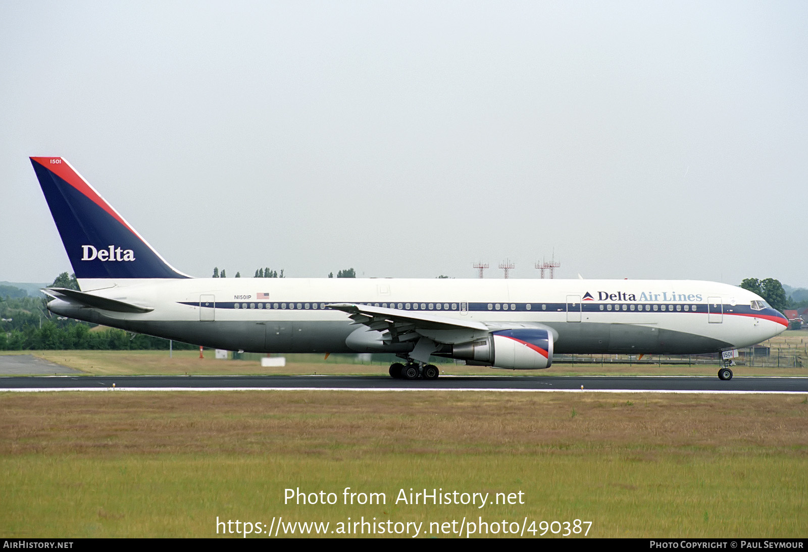 Aircraft Photo of N1501P | Boeing 767-3P6/ER | Delta Air Lines | AirHistory.net #490387