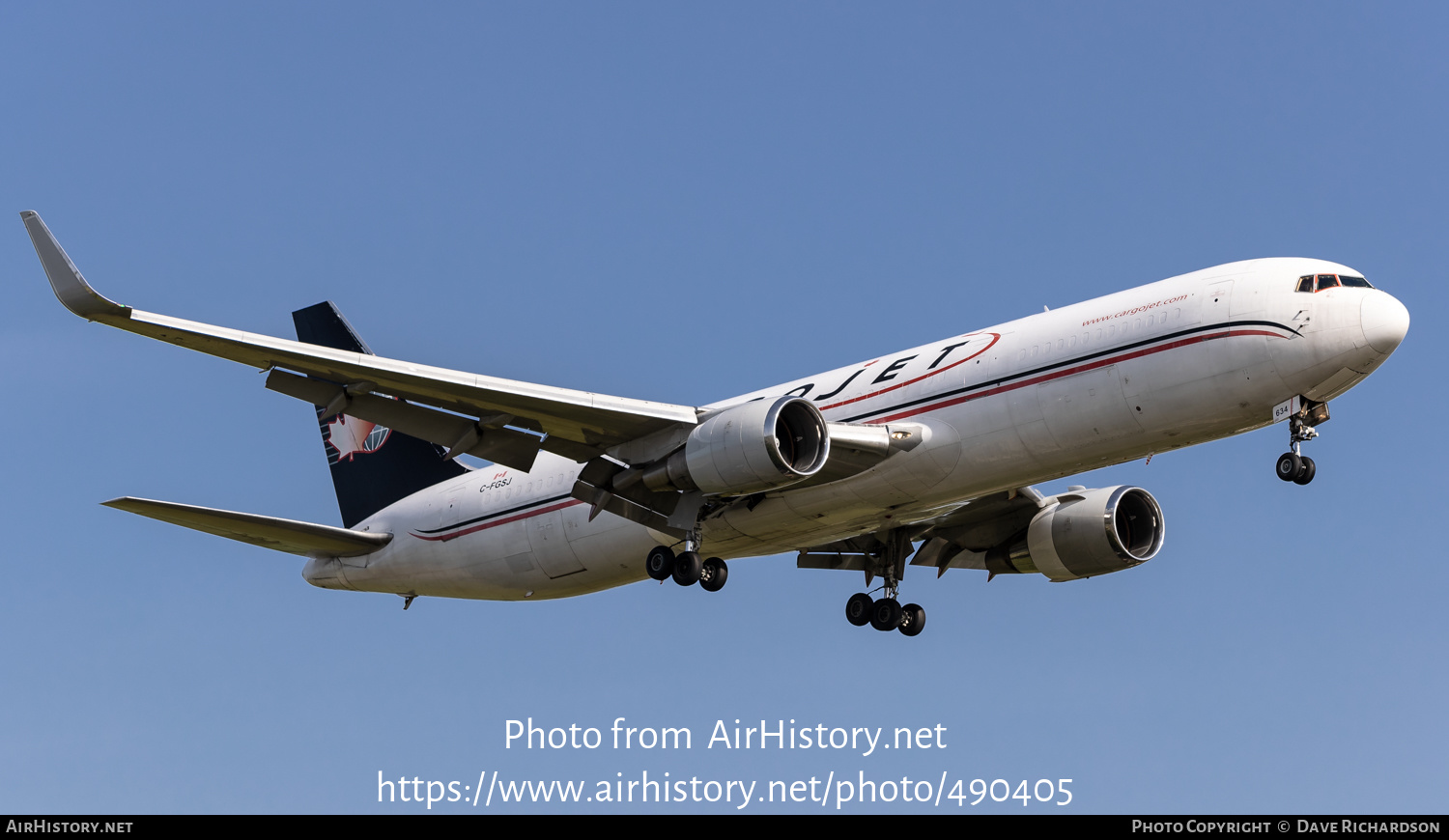 Aircraft Photo of C-FGSJ | Boeing 767-39H/ER | Cargojet | AirHistory.net #490405