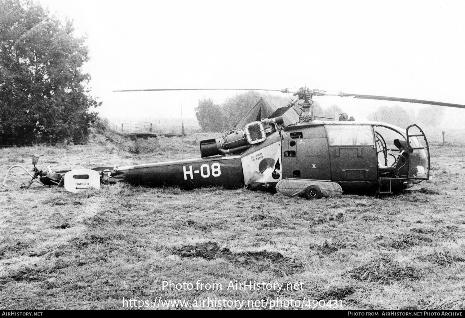 Aircraft Photo of H-08 | Sud SE-3160 Alouette III | Netherlands - Air Force | AirHistory.net #490431