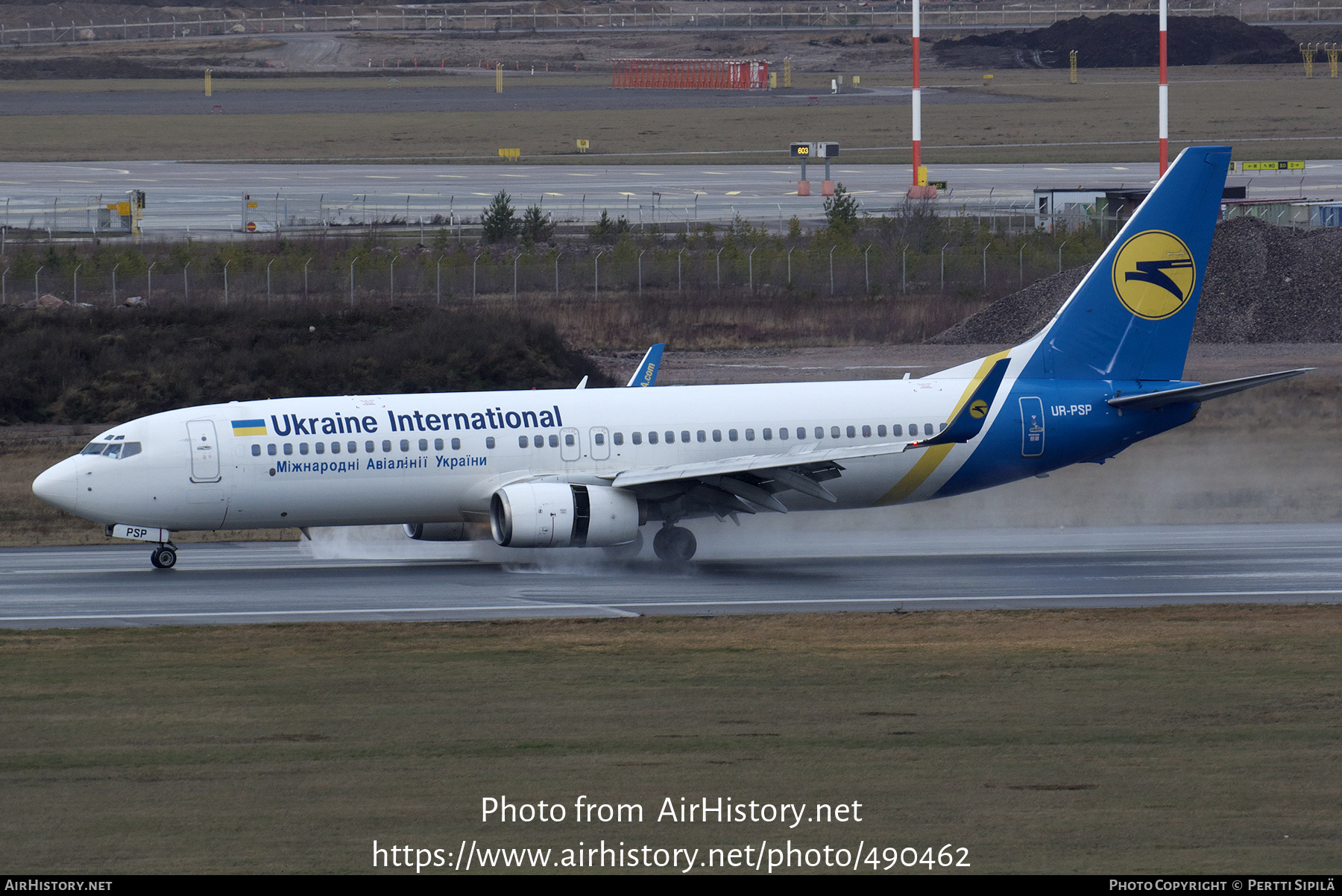 Aircraft Photo of UR-PSP | Boeing 737-8Q8 | Ukraine International Airlines | AirHistory.net #490462