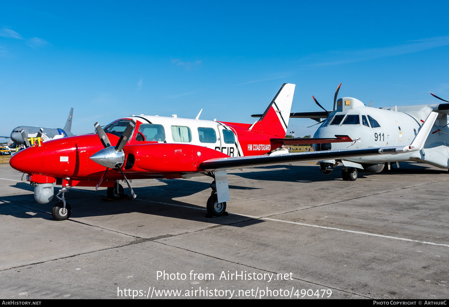 Aircraft Photo of G-SCIR | Piper PA-31 Navajo C/Colemill Panther Navajo | 2Excel Aviation | HM Coastguard | AirHistory.net #490479