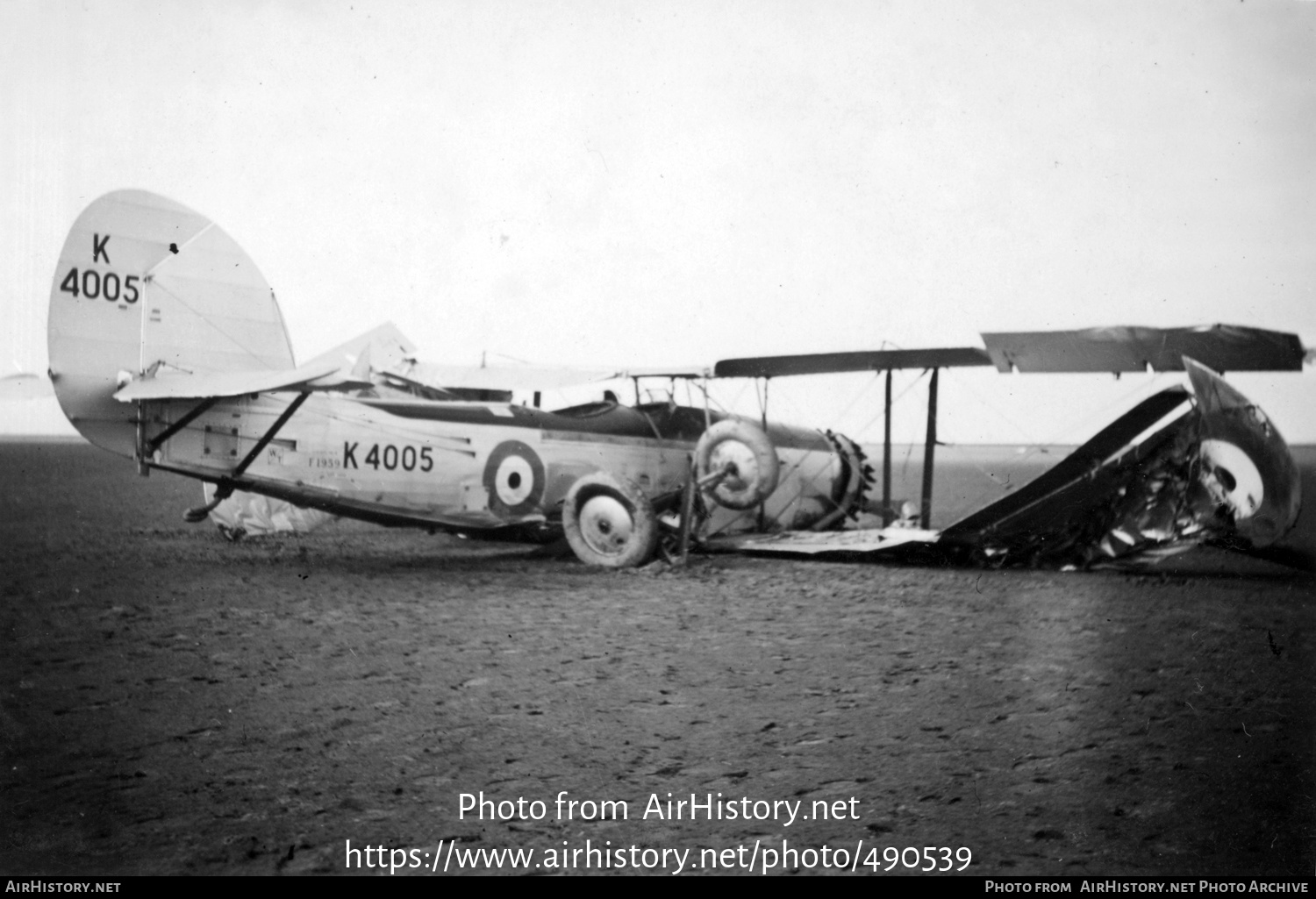 Aircraft Photo of K4005 | Fairey Gordon II | New Zealand - Air Force | AirHistory.net #490539