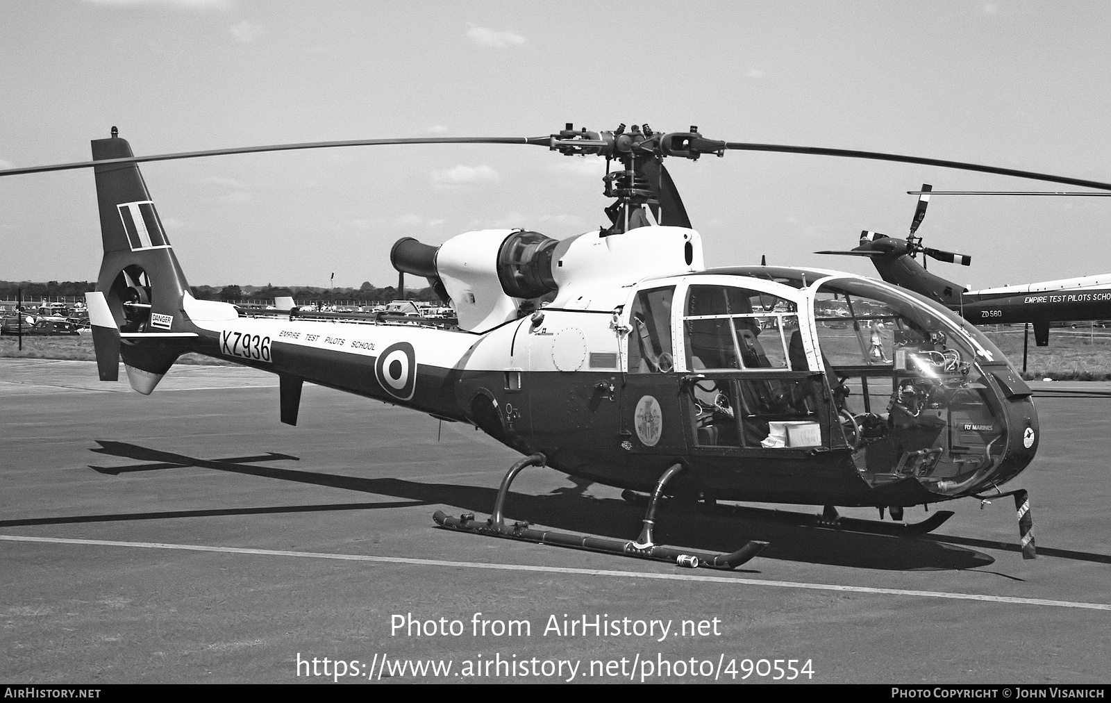 Aircraft Photo of XZ936 | Aerospatiale SA-341D Gazelle HT3 | UK - Air Force | AirHistory.net #490554