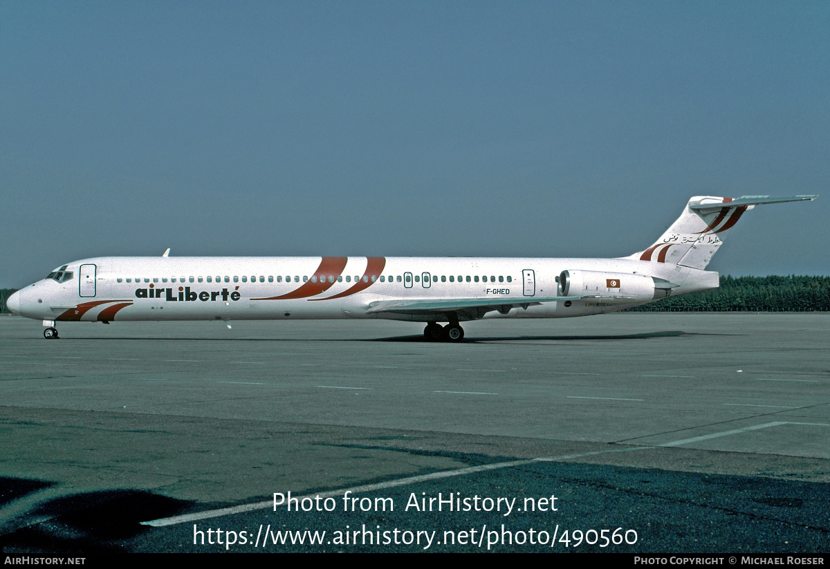 Aircraft Photo of F-GHED | McDonnell Douglas MD-83 (DC-9-83) | Air Liberté Tunisie | AirHistory.net #490560