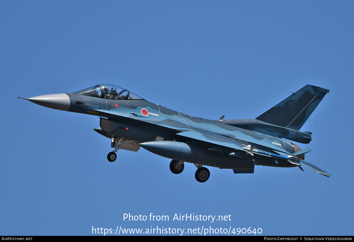 Aircraft Photo of 93-8553 | Mitsubishi F-2A | Japan - Air Force | AirHistory.net #490640