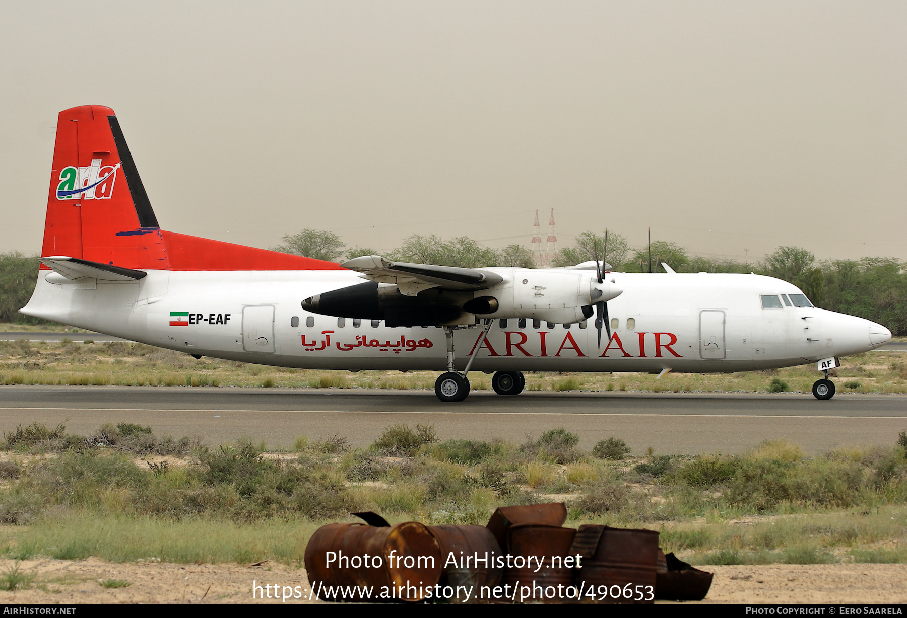 Aircraft Photo of EP-EAF | Fokker 50 | Aria Air Tour | AirHistory.net #490653