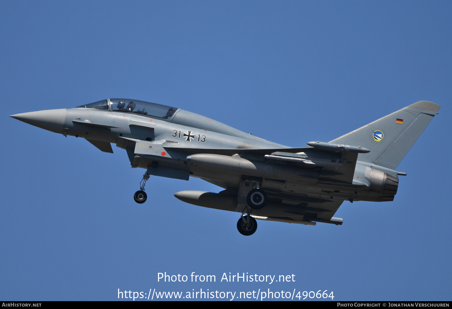 Aircraft Photo of 3113 | Eurofighter EF-2000 Typhoon T | Germany - Air Force | AirHistory.net #490664