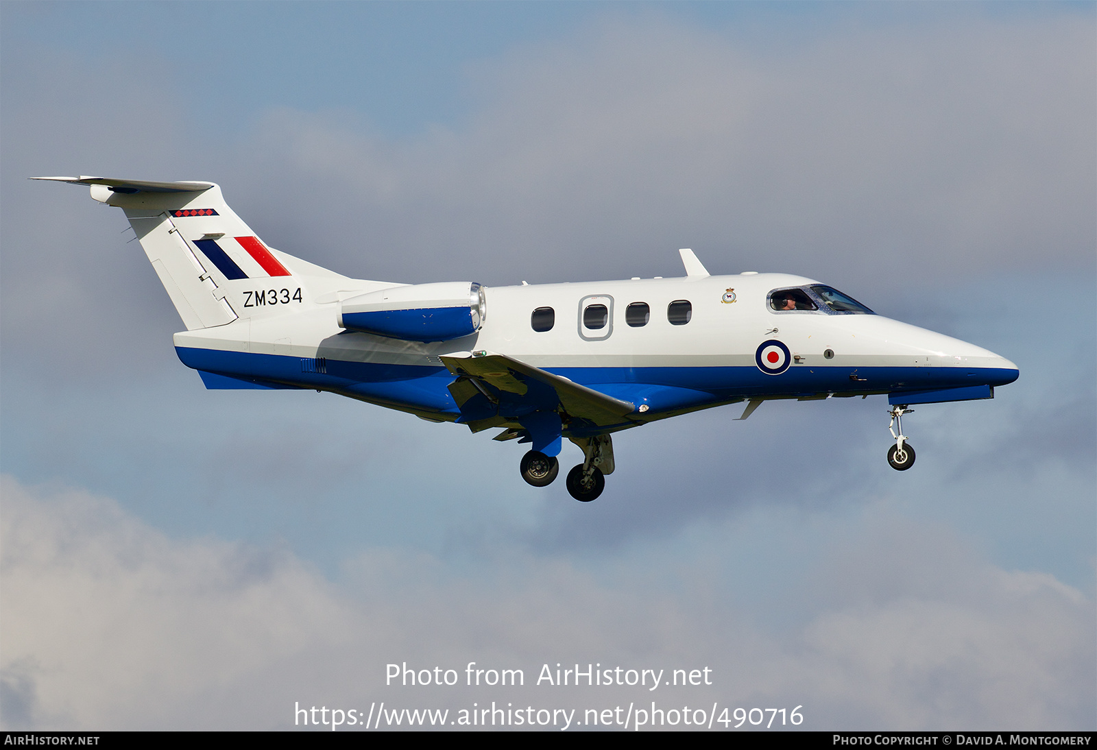 Aircraft Photo of ZM334 | Embraer EMB-500 Phenom 100 | UK - Air Force | AirHistory.net #490716