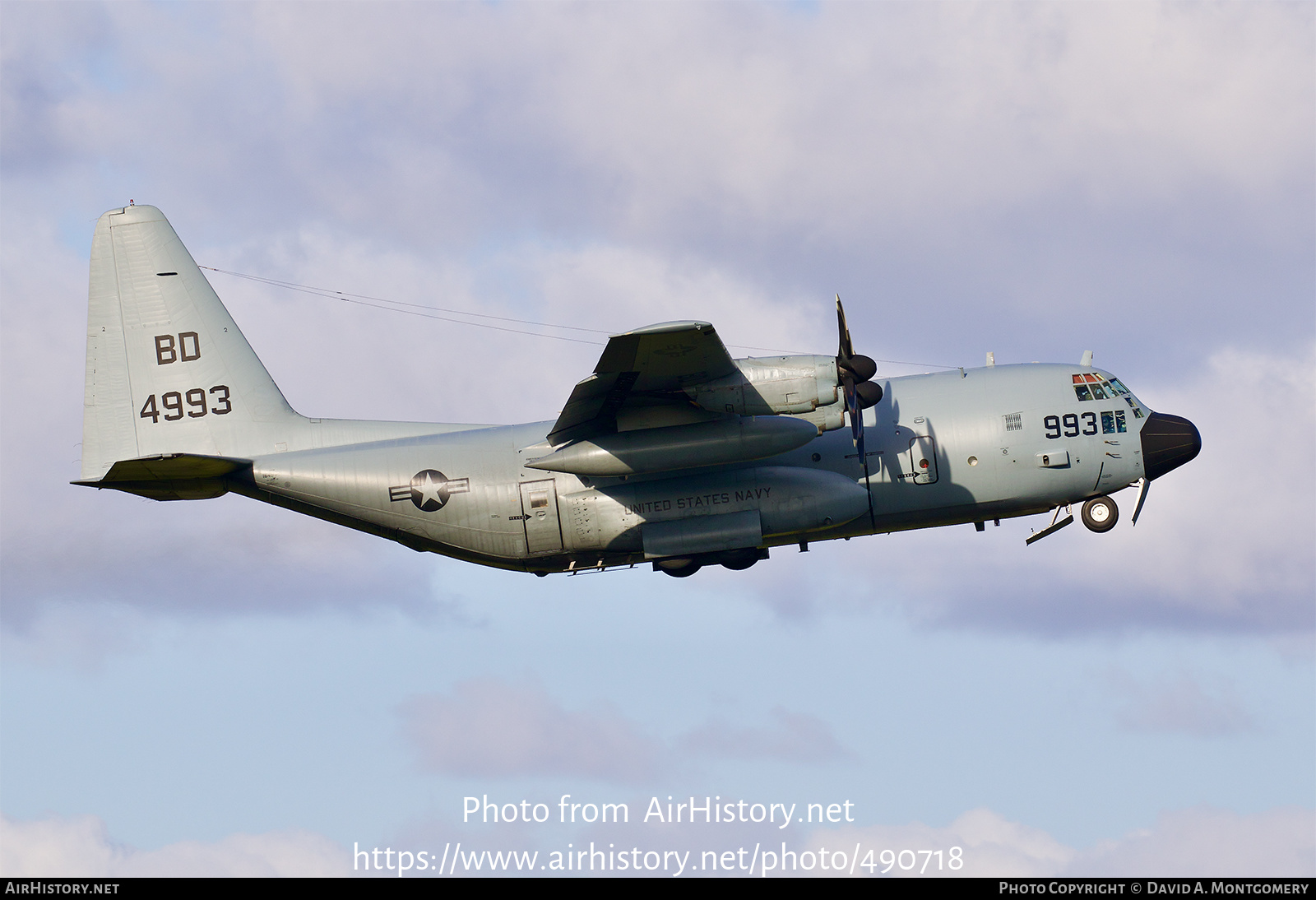 Aircraft Photo of 164993 / 4993 | Lockheed C-130T Hercules (L-382) | USA - Navy | AirHistory.net #490718