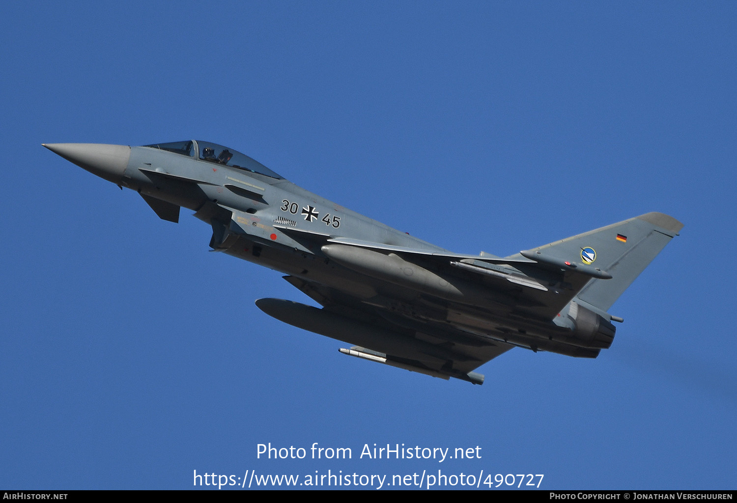 Aircraft Photo of 3045 | Eurofighter EF-2000 Typhoon | Germany - Air Force | AirHistory.net #490727