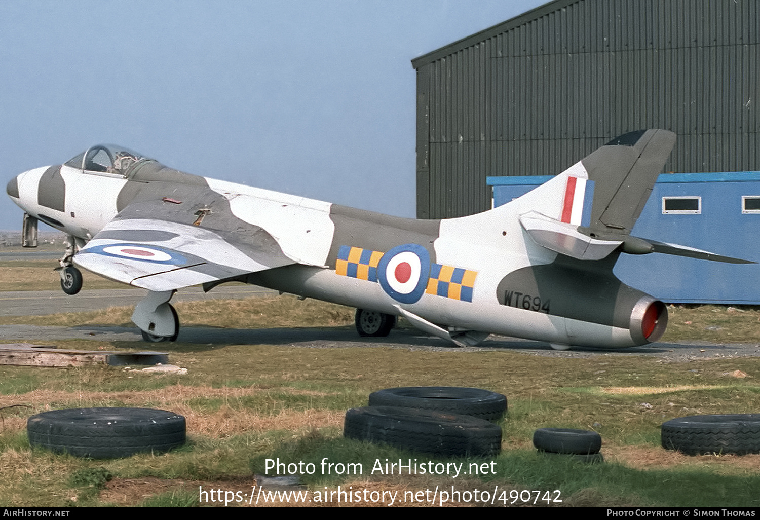 Aircraft Photo of WT694 | Hawker Hunter F1 | UK - Air Force | AirHistory.net #490742