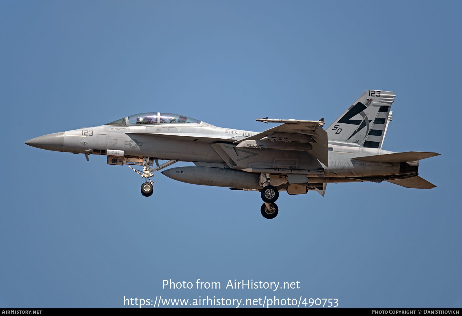 Aircraft Photo of 166969 | Boeing F/A-18F Super Hornet | USA - Navy | AirHistory.net #490753