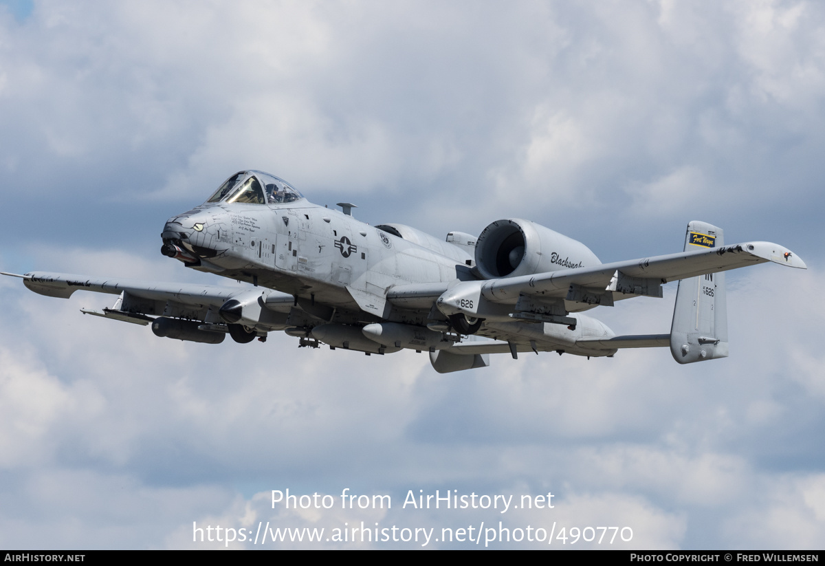 Aircraft Photo of 78-0626 / AF78-626 | Fairchild A-10C Thunderbolt II | USA - Air Force | AirHistory.net #490770