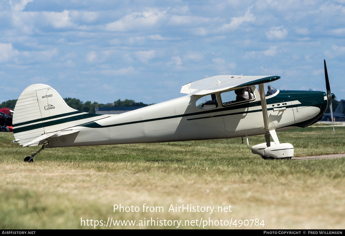 Aircraft Photo of N1736D | Cessna 170A | AirHistory.net #490784