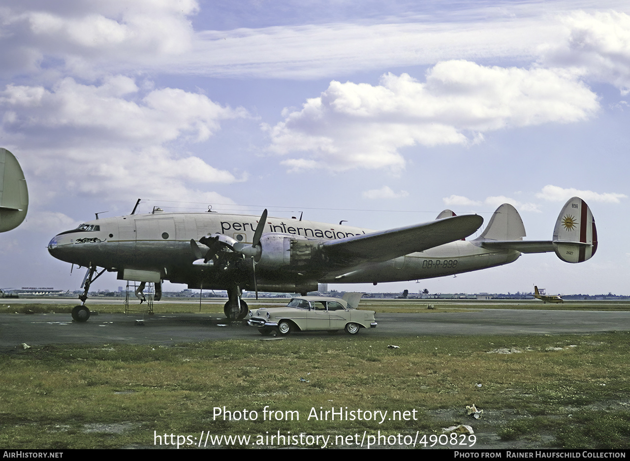 Aircraft Photo of OB-R-898 | Lockheed L-749A(F) Constellation | Peru Internacional | AirHistory.net #490829