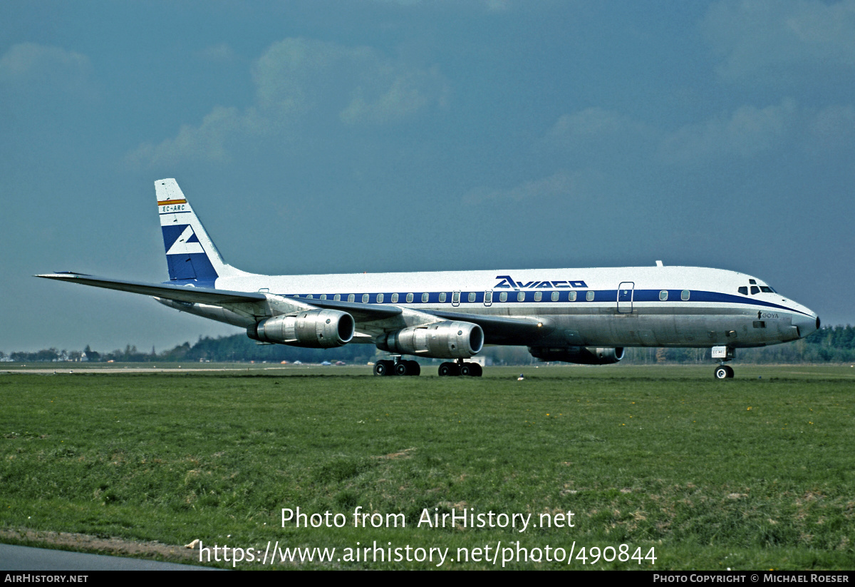 Aircraft Photo of EC-ARC | Douglas DC-8-52 | Aviaco | AirHistory.net #490844