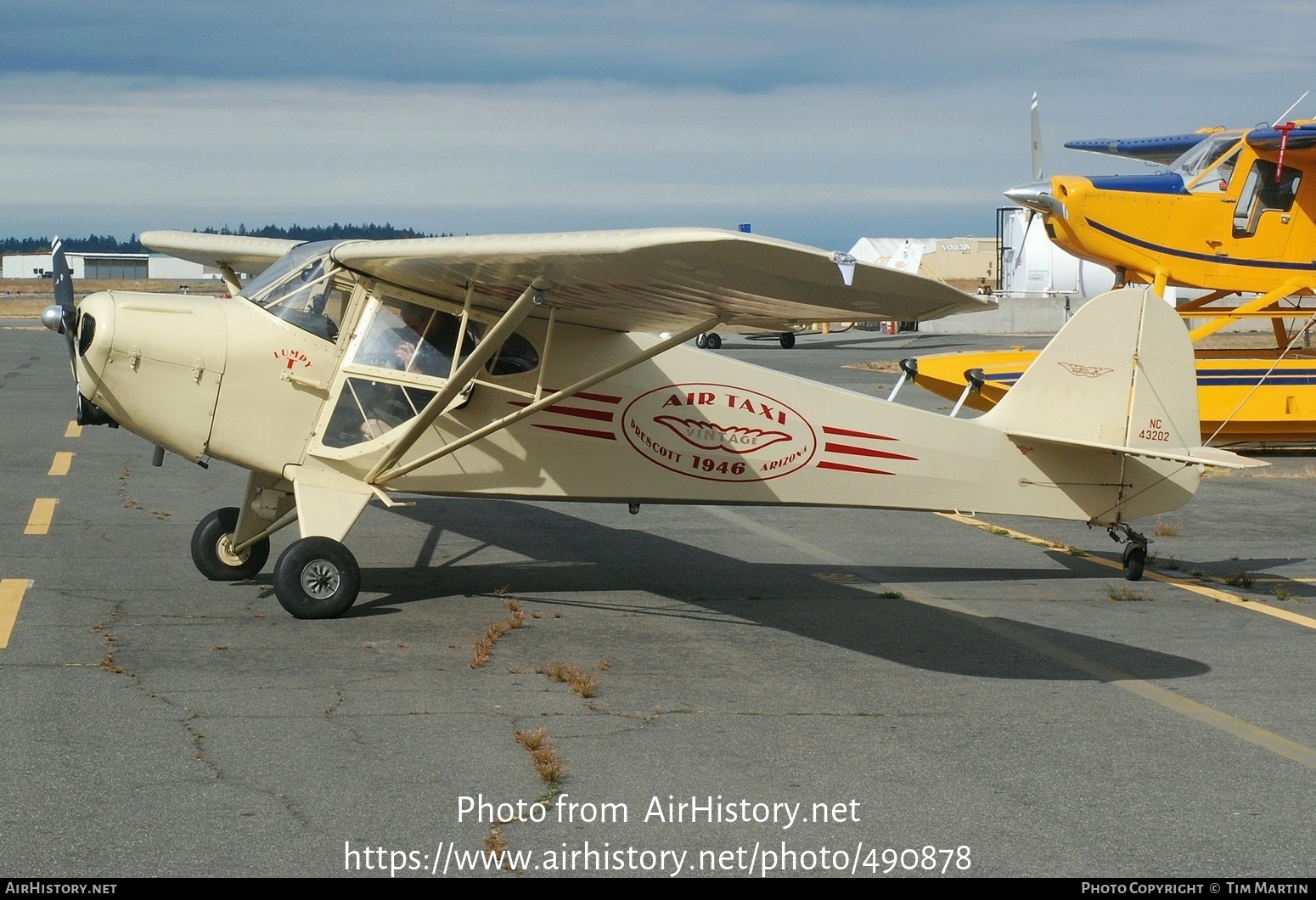 Aircraft Photo of N43202  NC43202 | Taylorcraft BC12-D | AirHistory 