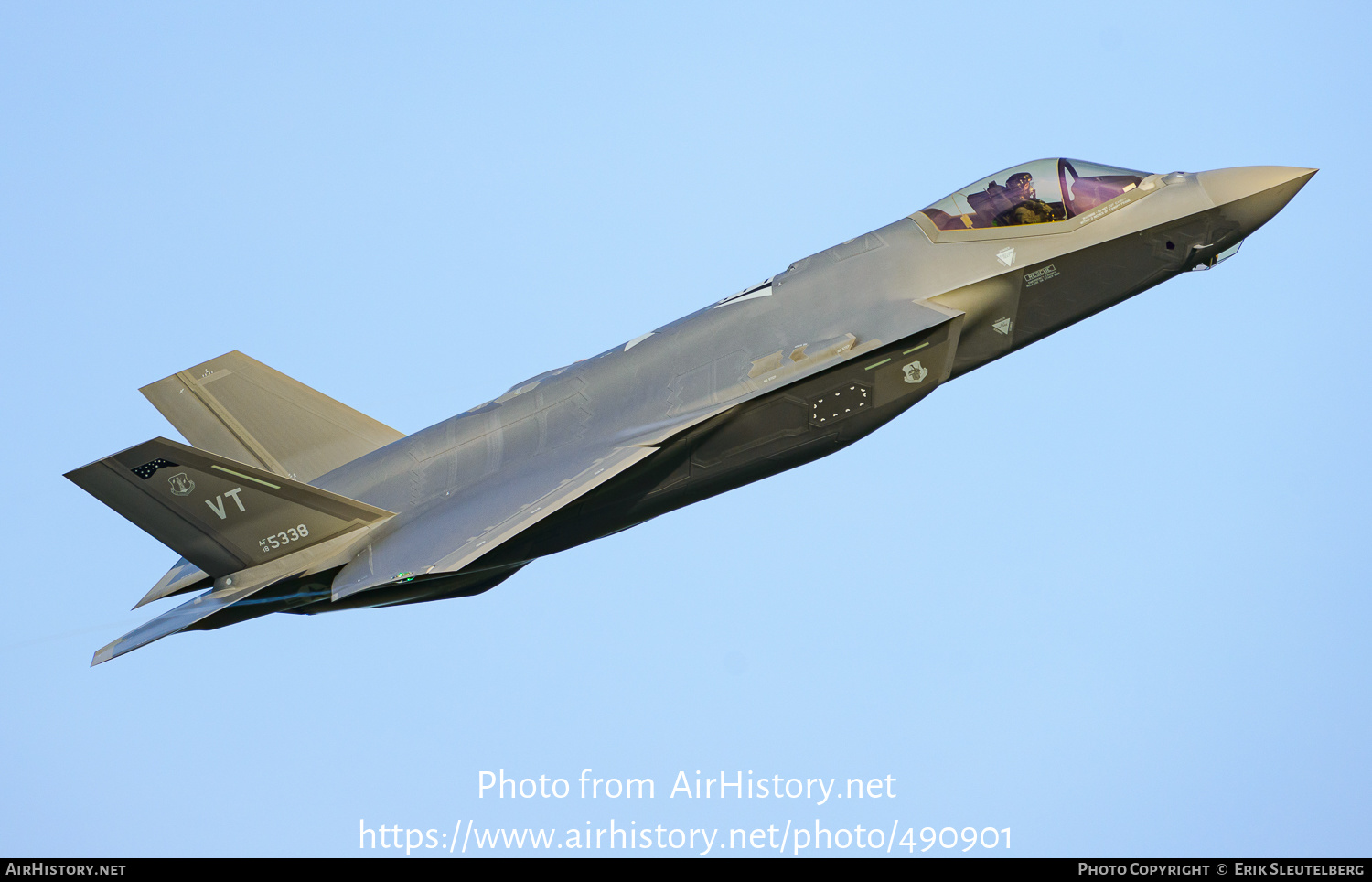 Aircraft Photo of 18-5338 / AF18-5338 | Lockheed Martin F-35A Lightning II | USA - Air Force | AirHistory.net #490901