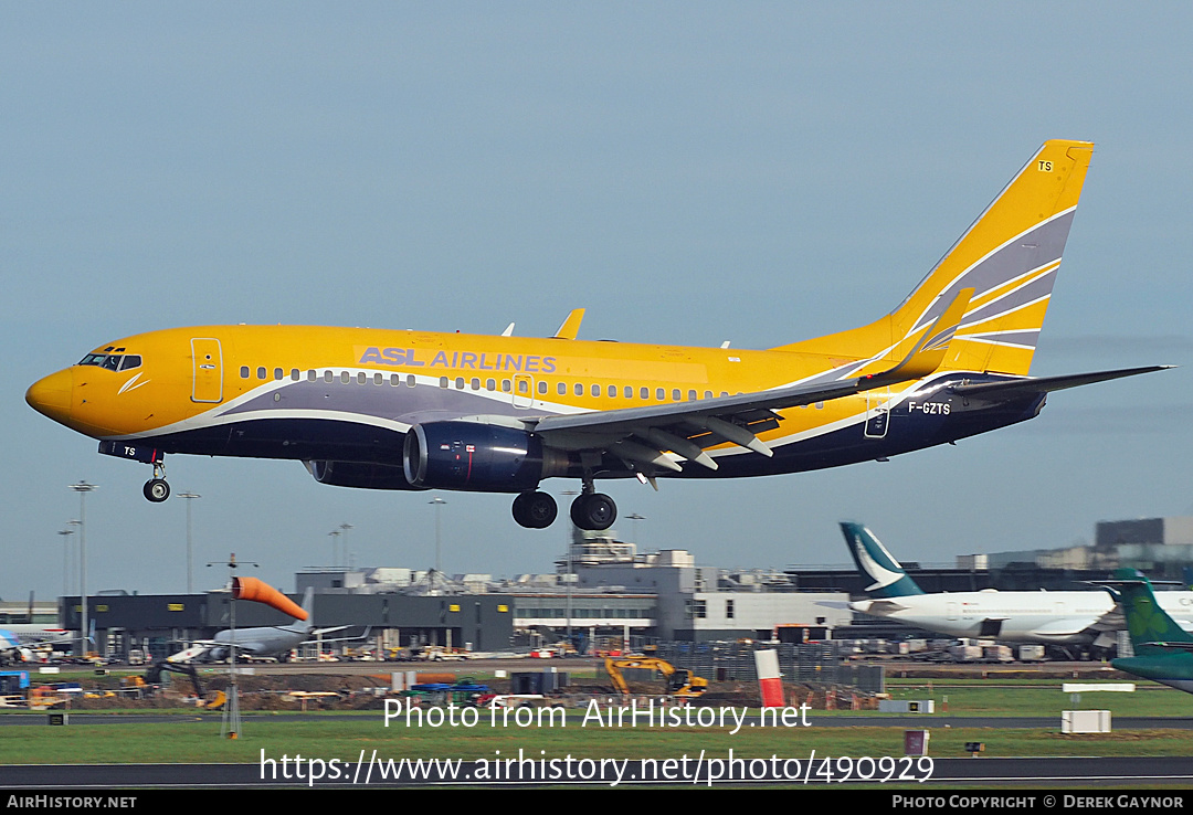 Aircraft Photo of F-GZTS | Boeing 737-73V | ASL Airlines | AirHistory.net #490929