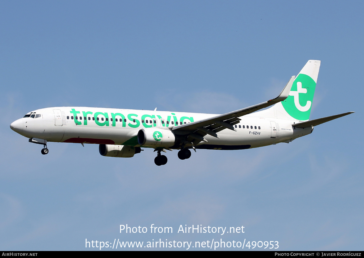 Aircraft Photo of F-GZHV | Boeing 737-85H | Transavia | AirHistory.net #490953