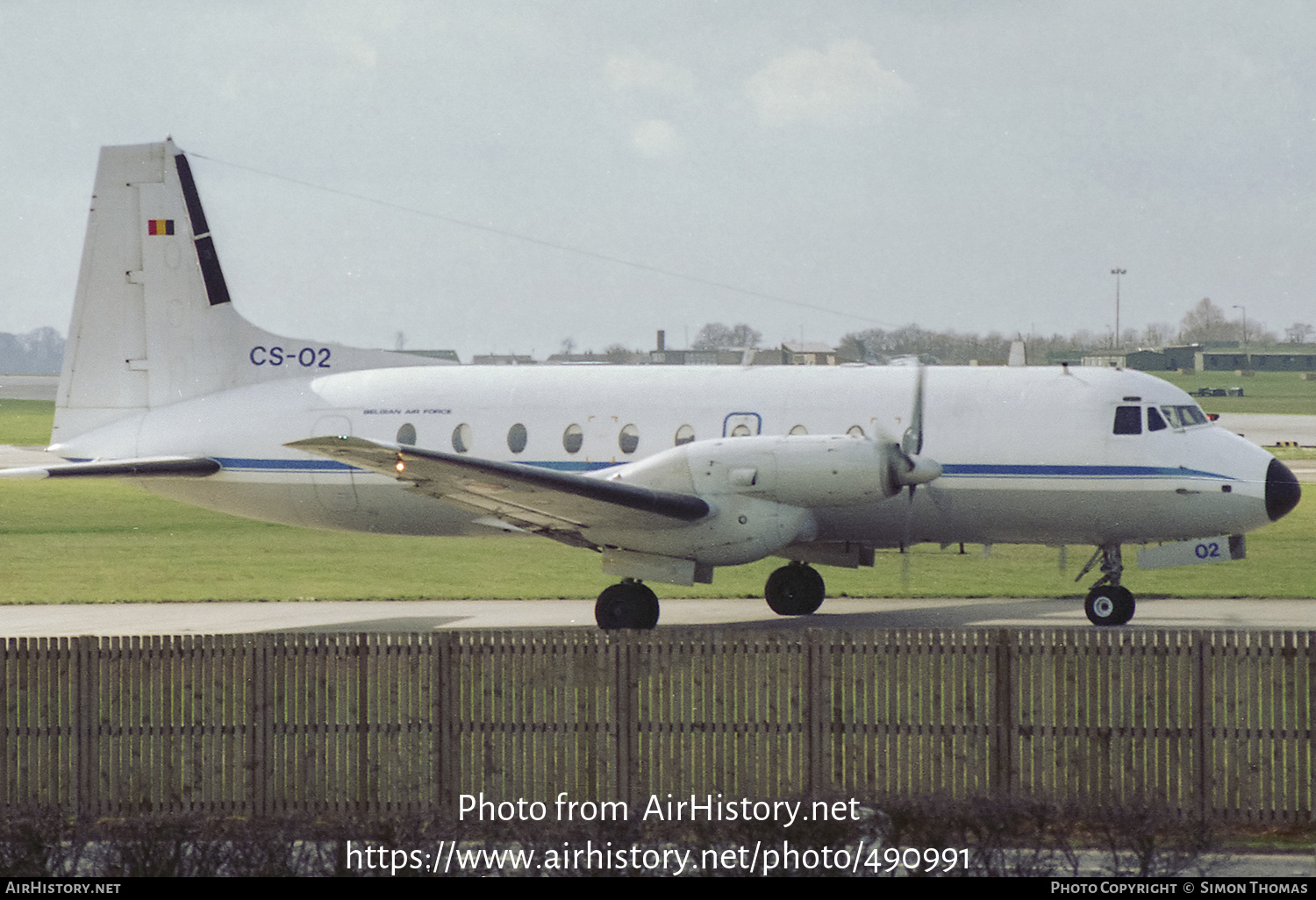 Aircraft Photo of CS-02 | Hawker Siddeley HS-748 Srs2A/288LFD | Belgium - Air Force | AirHistory.net #490991