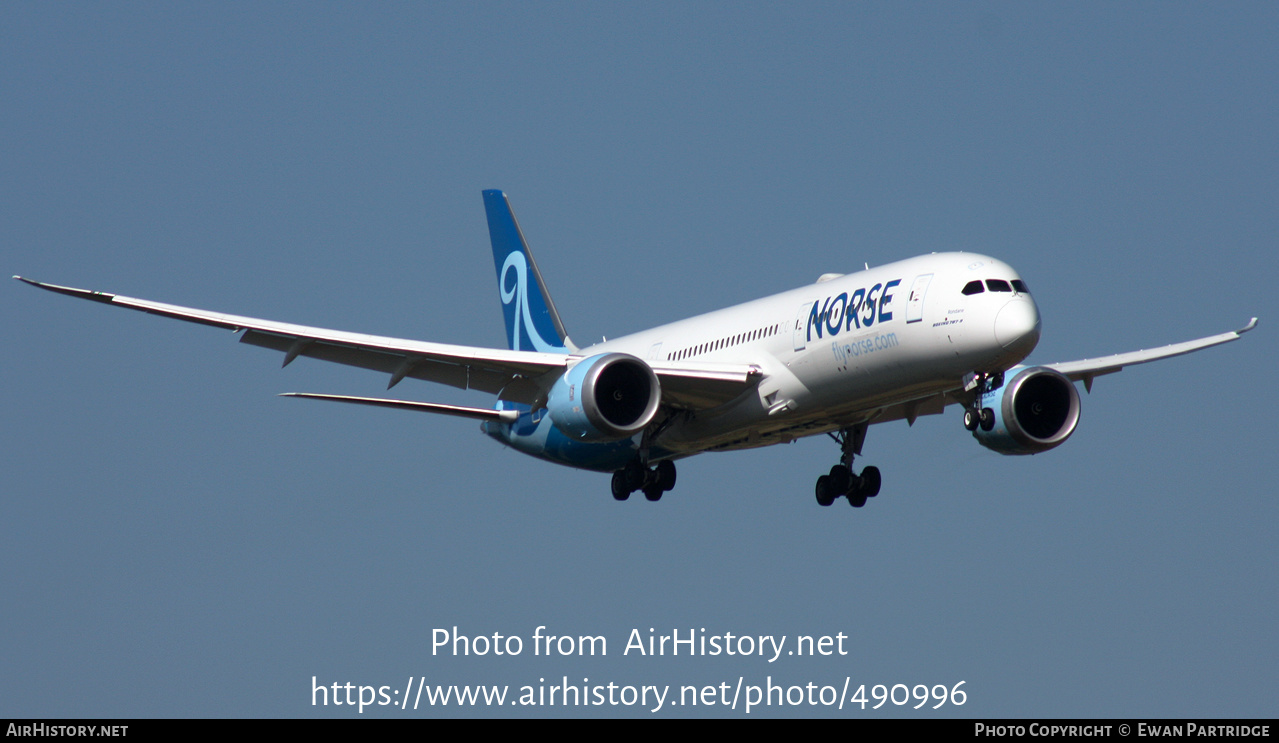 Aircraft Photo of LN-FNB | Boeing 787-9 Dreamliner | Norse Atlantic Airways | AirHistory.net #490996