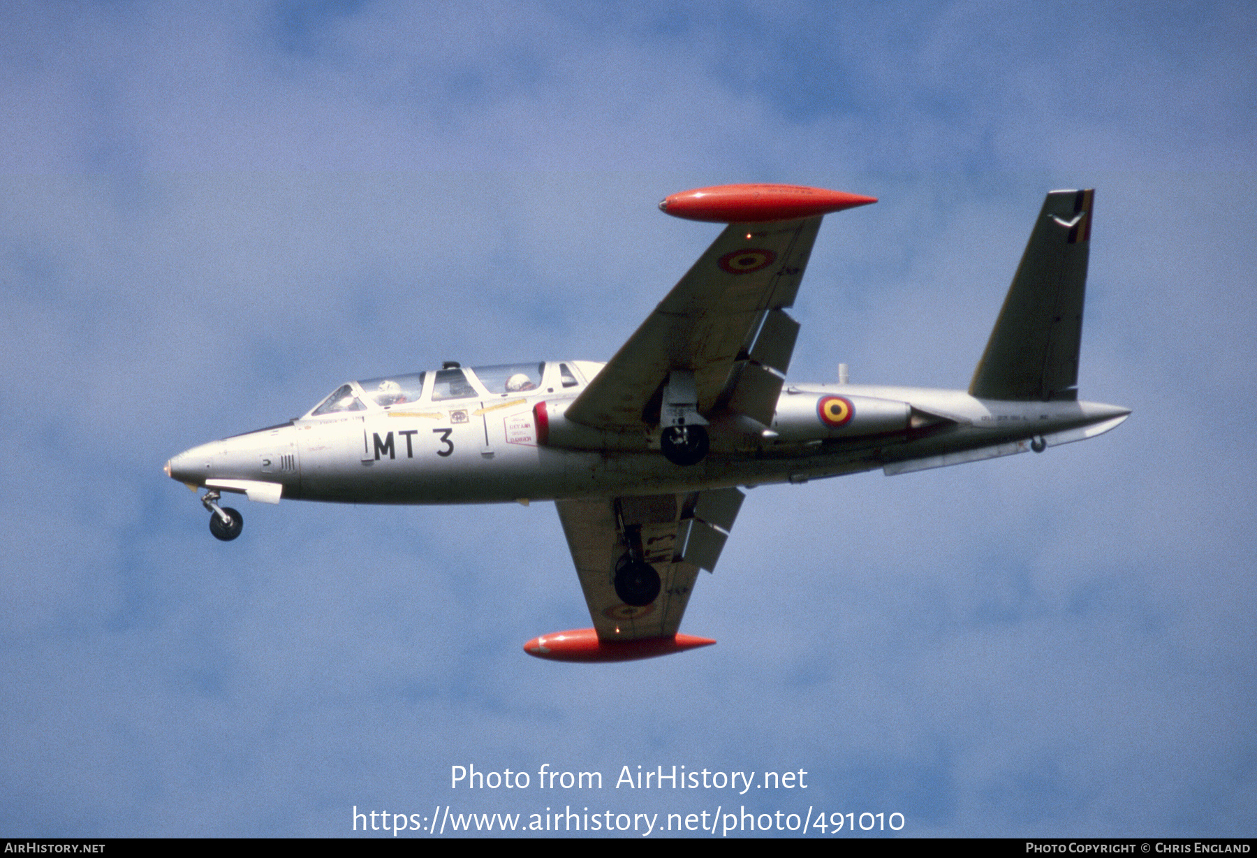 Aircraft Photo of MT3 | Fouga CM-170 Magister | Belgium - Air Force | AirHistory.net #491010