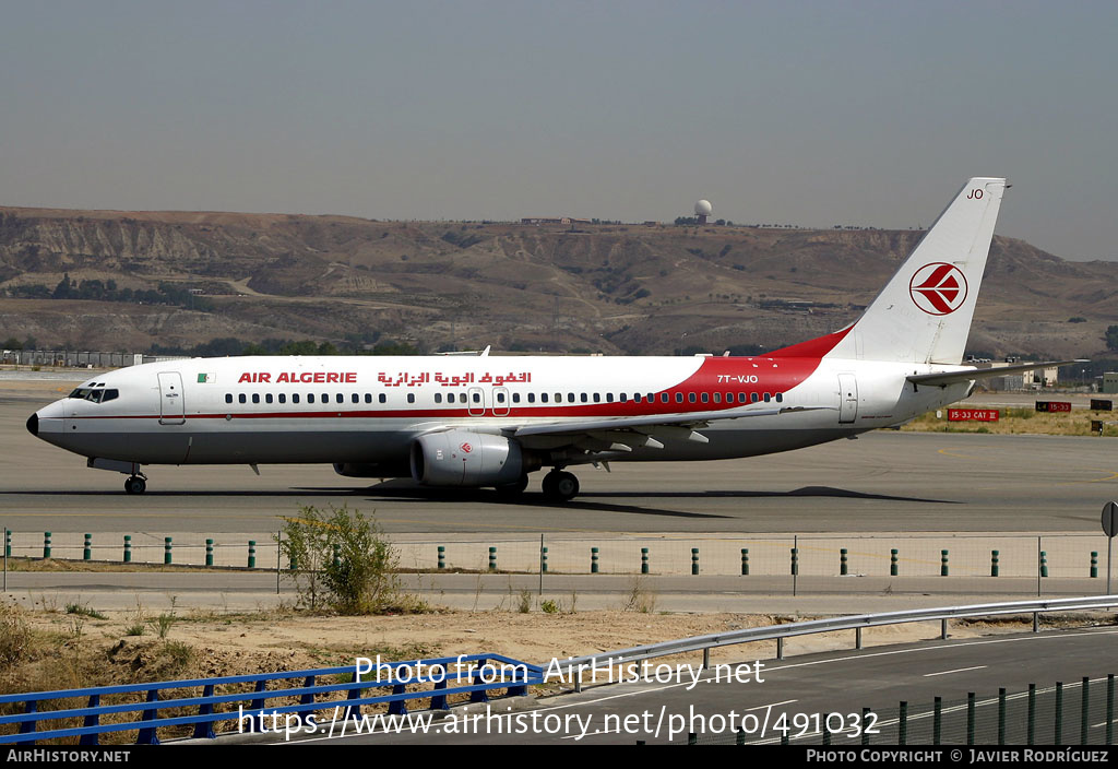 Aircraft Photo of 7T-VJO | Boeing 737-8D6 | Air Algérie | AirHistory.net #491032