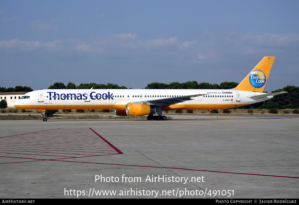 Aircraft Photo of D-ABOE | Boeing 757-330 | Thomas Cook Airlines | AirHistory.net #491051