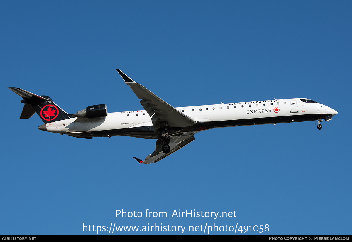 Aircraft Photo of C-GNJZ | Bombardier CRJ-900LR (CL-600-2D24) | Air Canada Express | AirHistory.net #491058