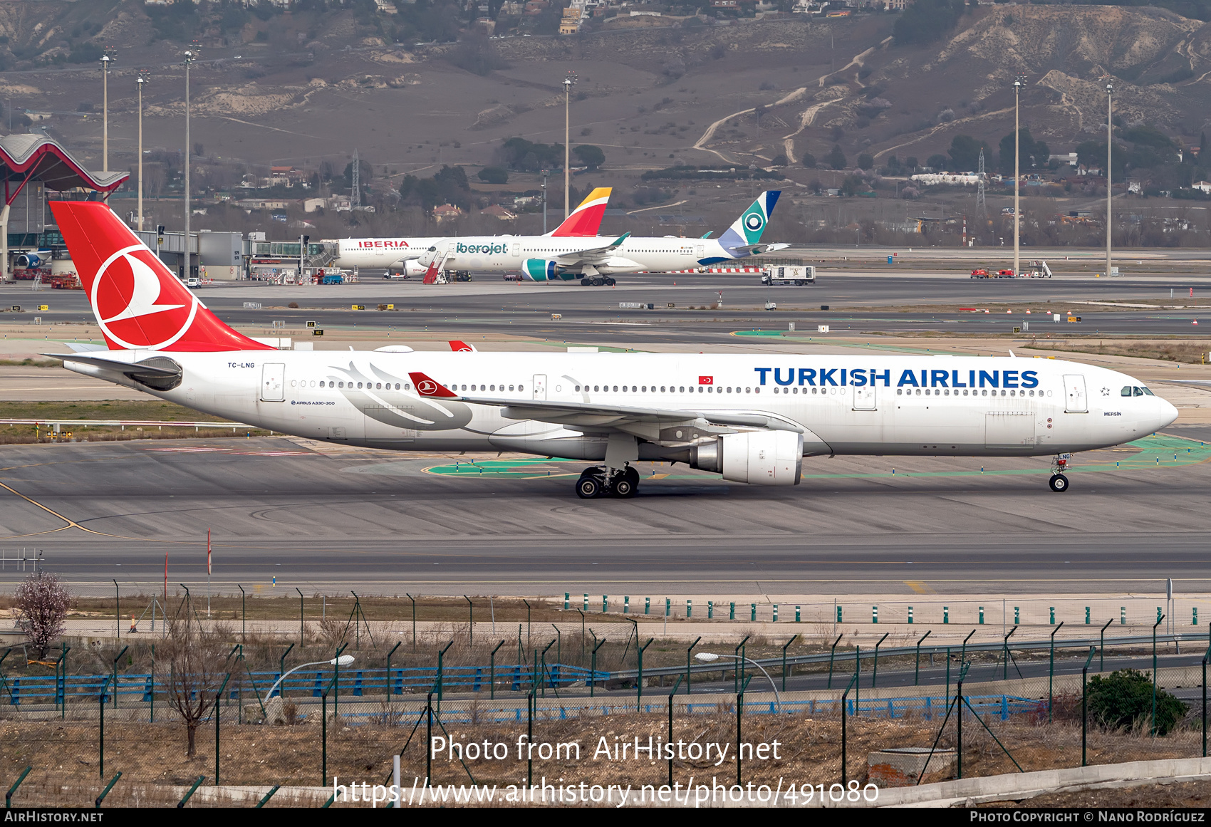 Aircraft Photo of TC-LNG | Airbus A330-303 | Turkish Airlines | AirHistory.net #491080