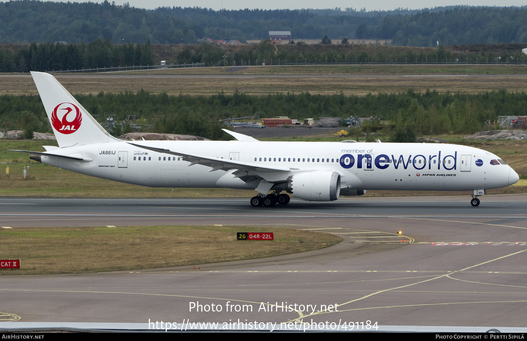 Aircraft Photo of JA861J | Boeing 787-9 Dreamliner | Japan Airlines - JAL | AirHistory.net #491184