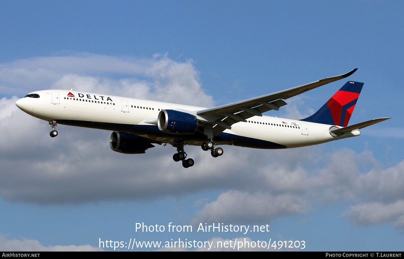 Aircraft Photo of F-WWYZ | Airbus A330-941N | Delta Air Lines | AirHistory.net #491203