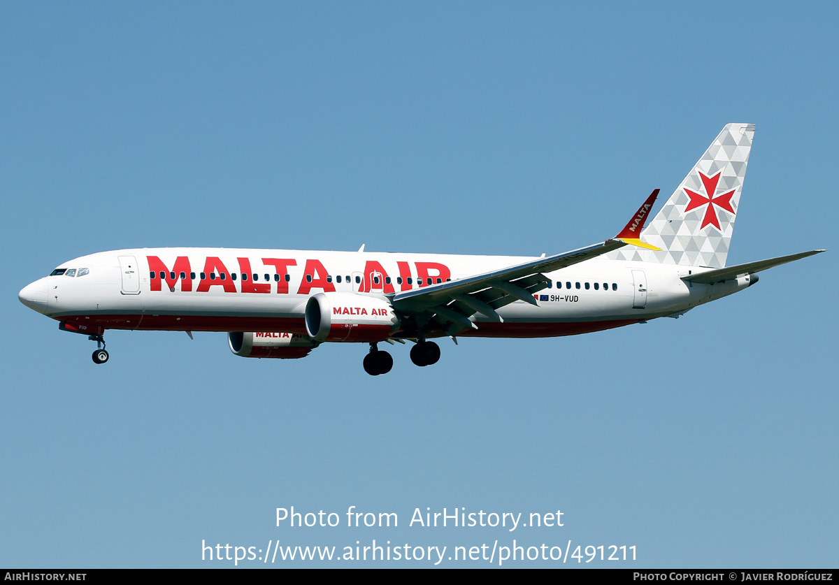 Aircraft Photo of 9H-VUD | Boeing 737-8200 Max 200 | Malta Air | AirHistory.net #491211