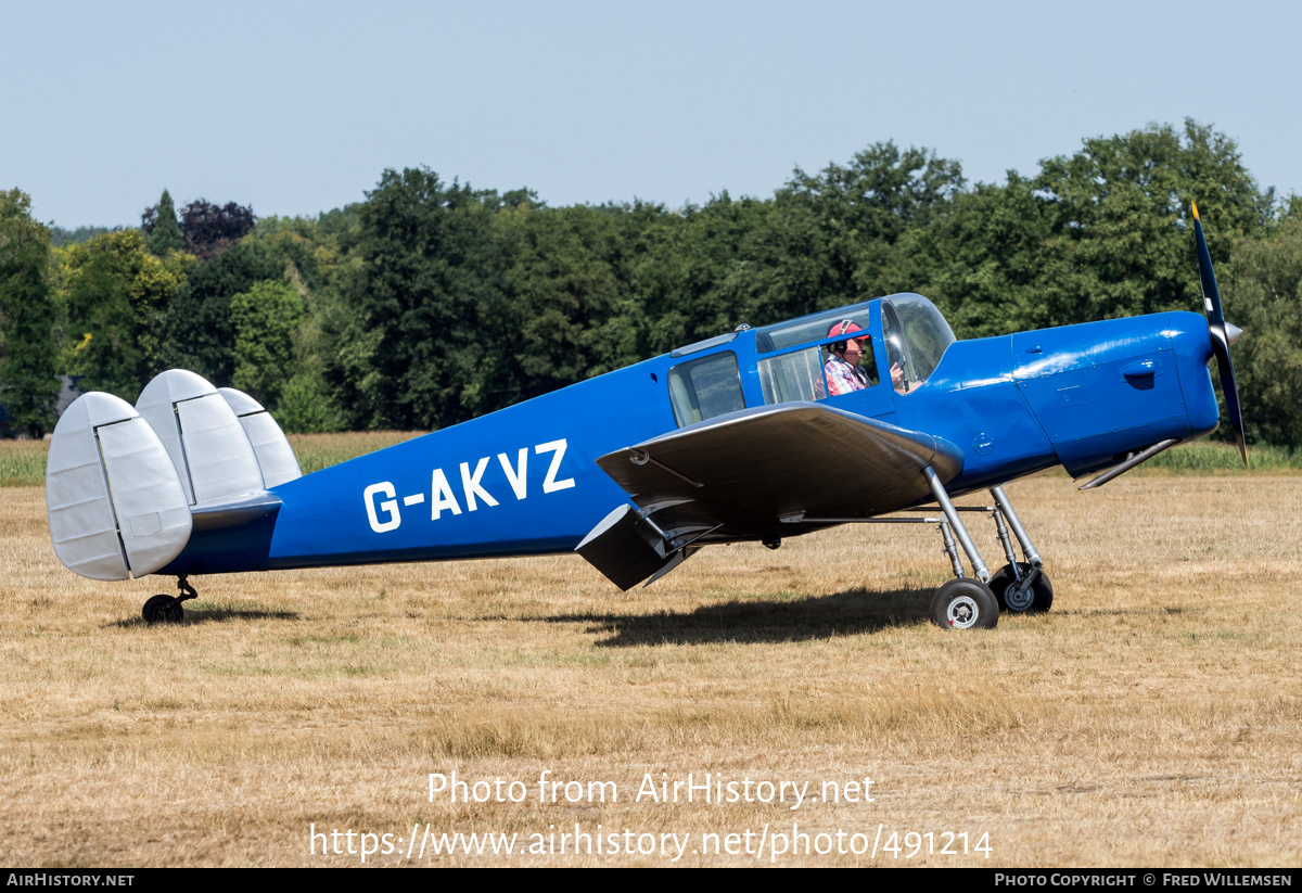 Aircraft Photo of G-AKVZ | Miles M.38 Messenger 4B | AirHistory.net #491214