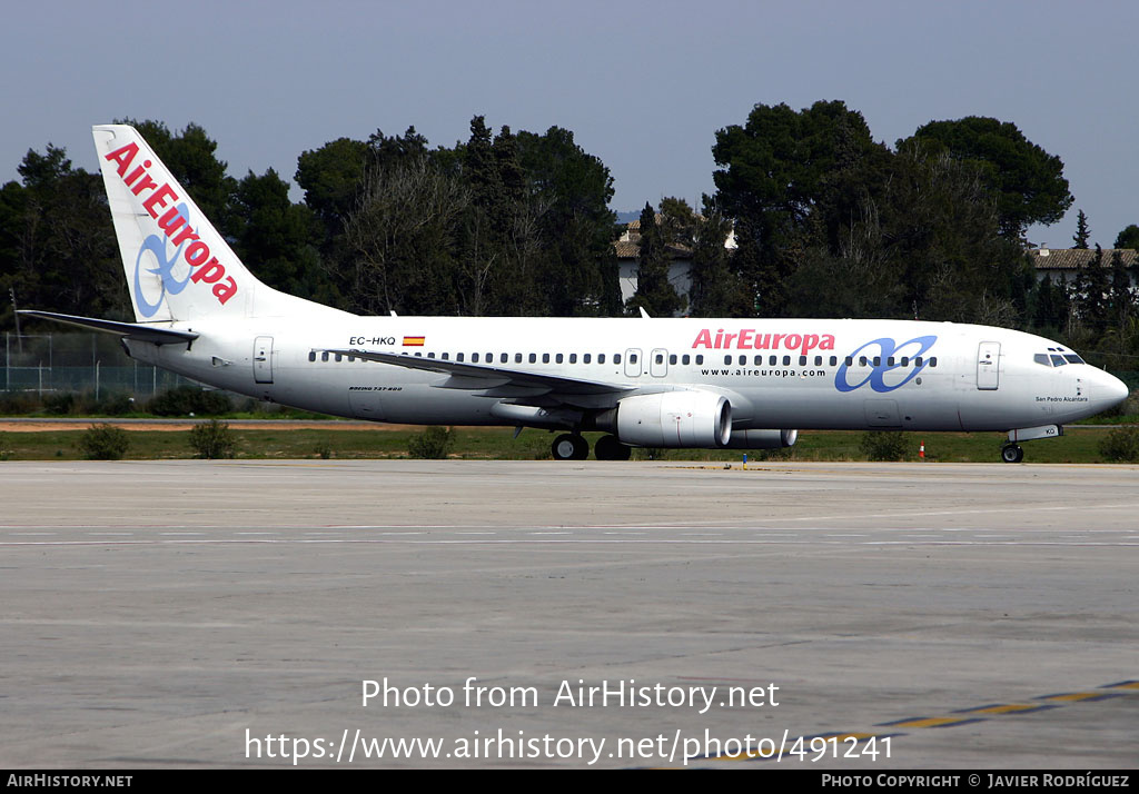 Aircraft Photo of EC-HKQ | Boeing 737-85P | Air Europa | AirHistory.net #491241