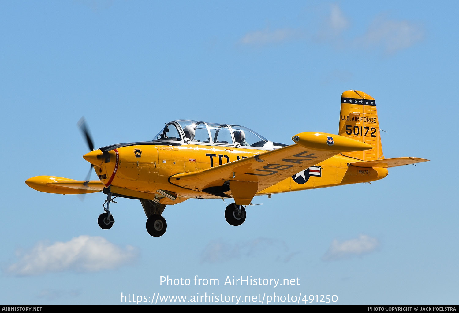 Aircraft Photo of N5172 / 50172 | Beech T-34A Mentor | USA - Air Force | AirHistory.net #491250