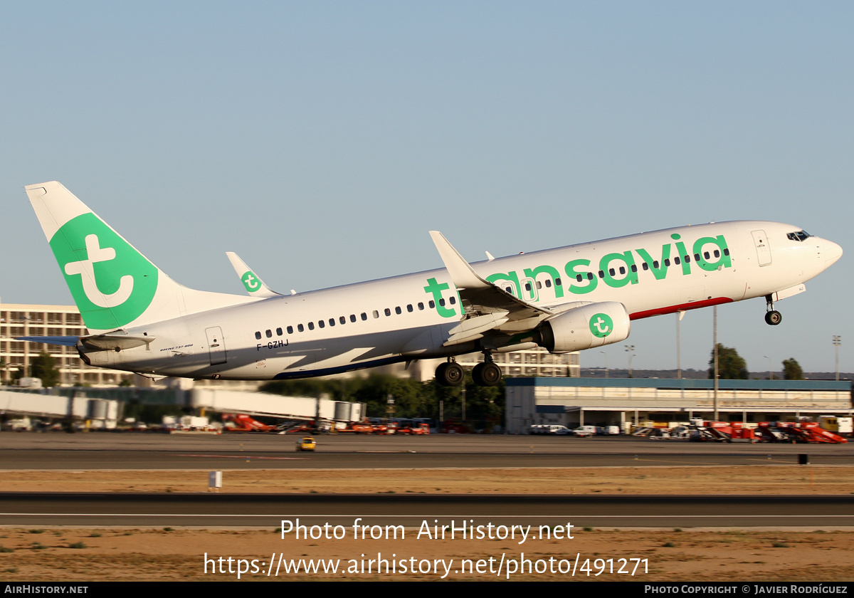 Aircraft Photo of F-GZHJ | Boeing 737-86J | Transavia | AirHistory.net #491271