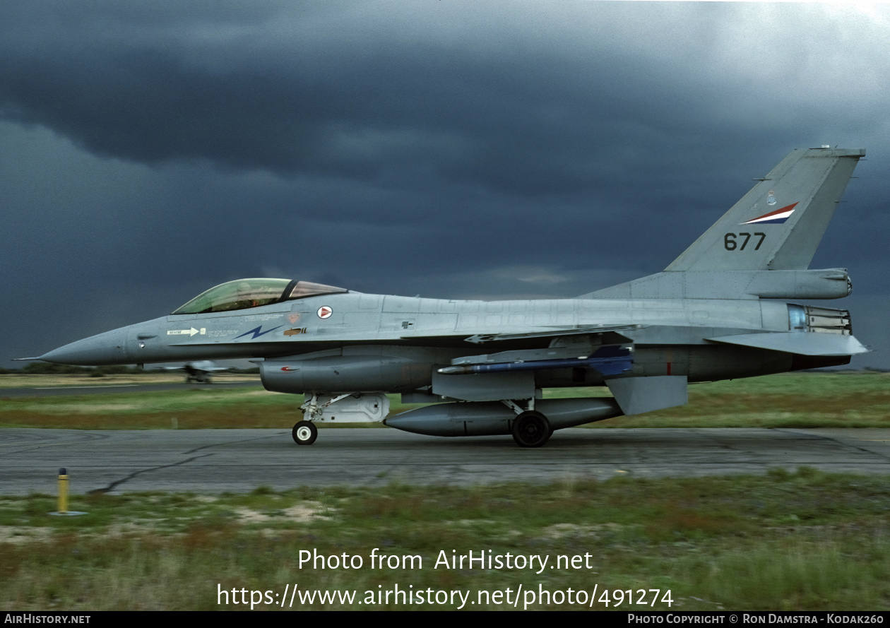 Aircraft Photo of 677 | General Dynamics F-16A Fighting Falcon | Norway - Air Force | AirHistory.net #491274